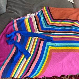 Trina Turk one shoulder dress L/XL.  NWT